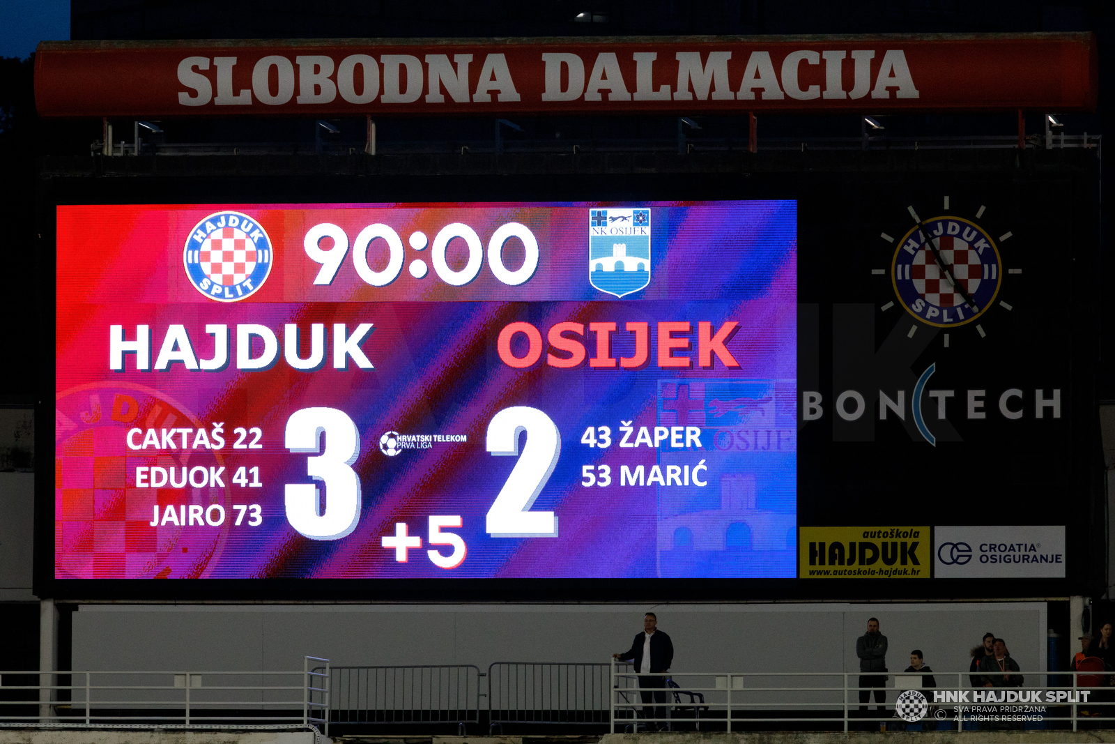 Hajduk - Osijek 3:2